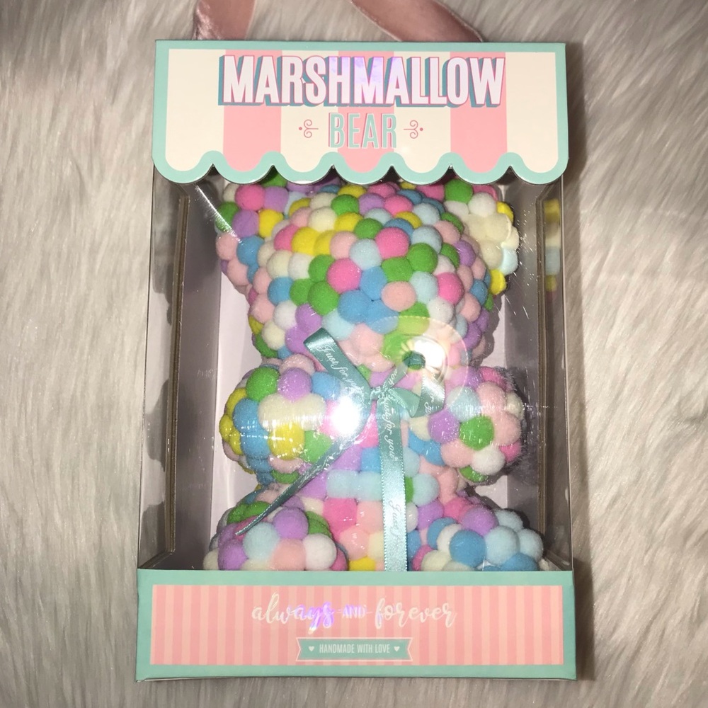 New Always & Forever Marshmallow Bear Multi Colored